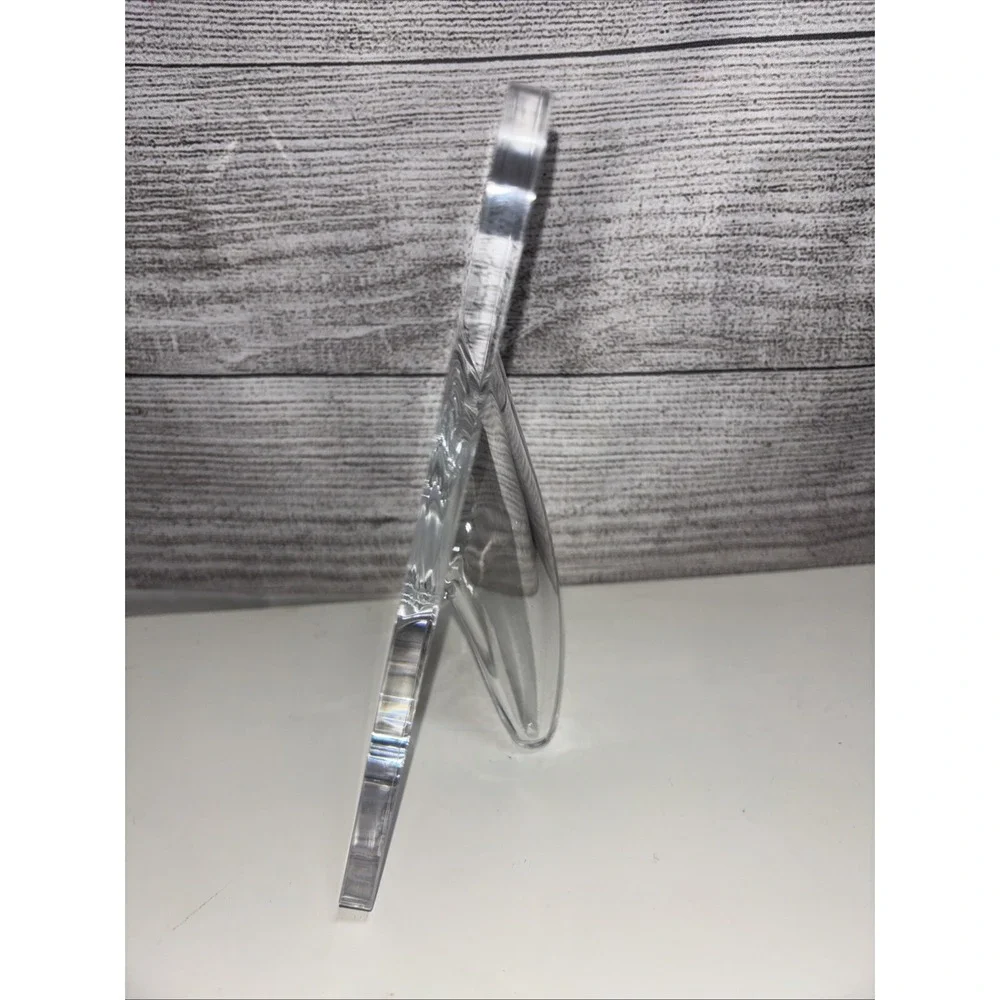 8" Clear Acrylic‎ Frame Flower Base 8x6 Decorative Picture Frame Base Aesthetic - Picture 3 of 5